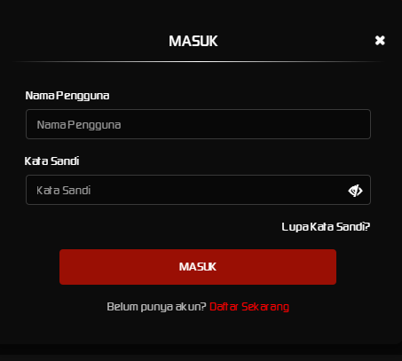 image login menara138